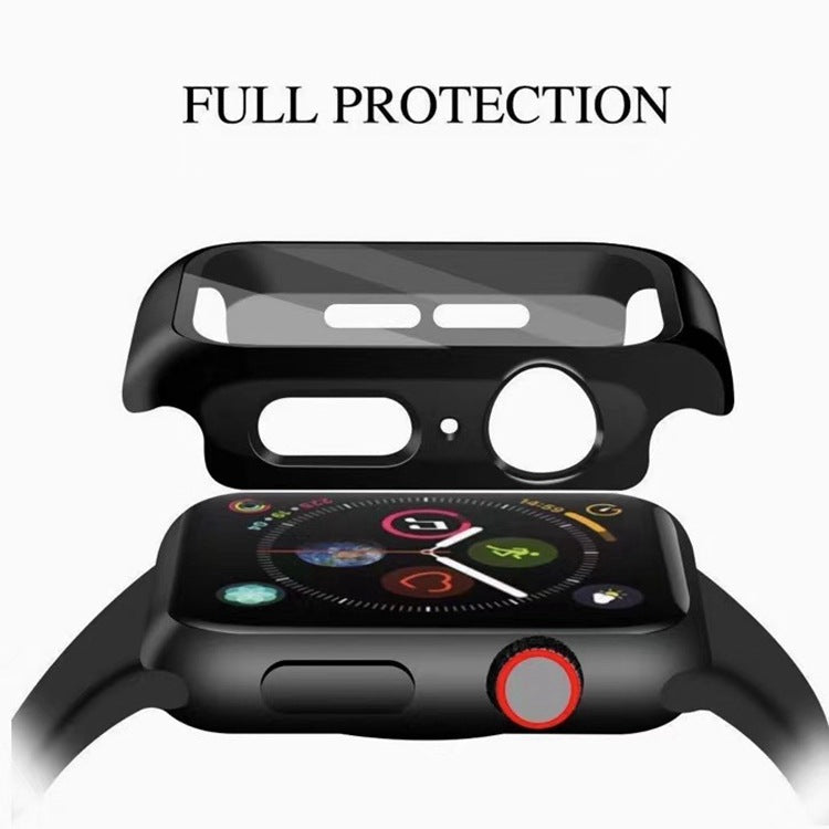 New Apple Watch PC protective case + tempered film 2-in-1 anti-drop.