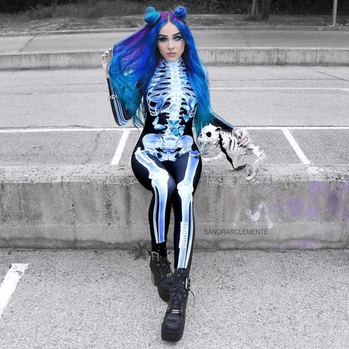 🎃Halloween pre-sale🔥Sexy skull leggings