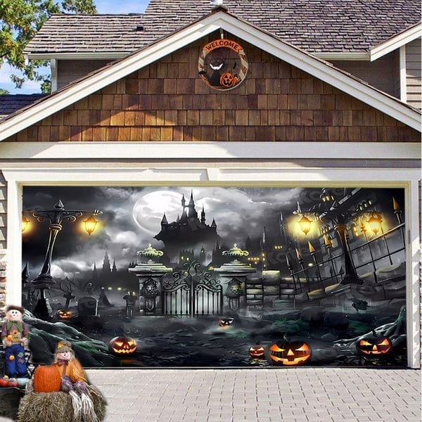 🔥✨Hot Sale✨Halloween Garage Door Decoration