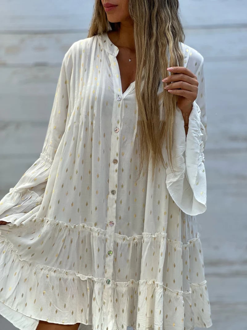 💃Huge Sale 53% OFF🔥Fashion Flared Sleeve Loose Fit Casual Dress