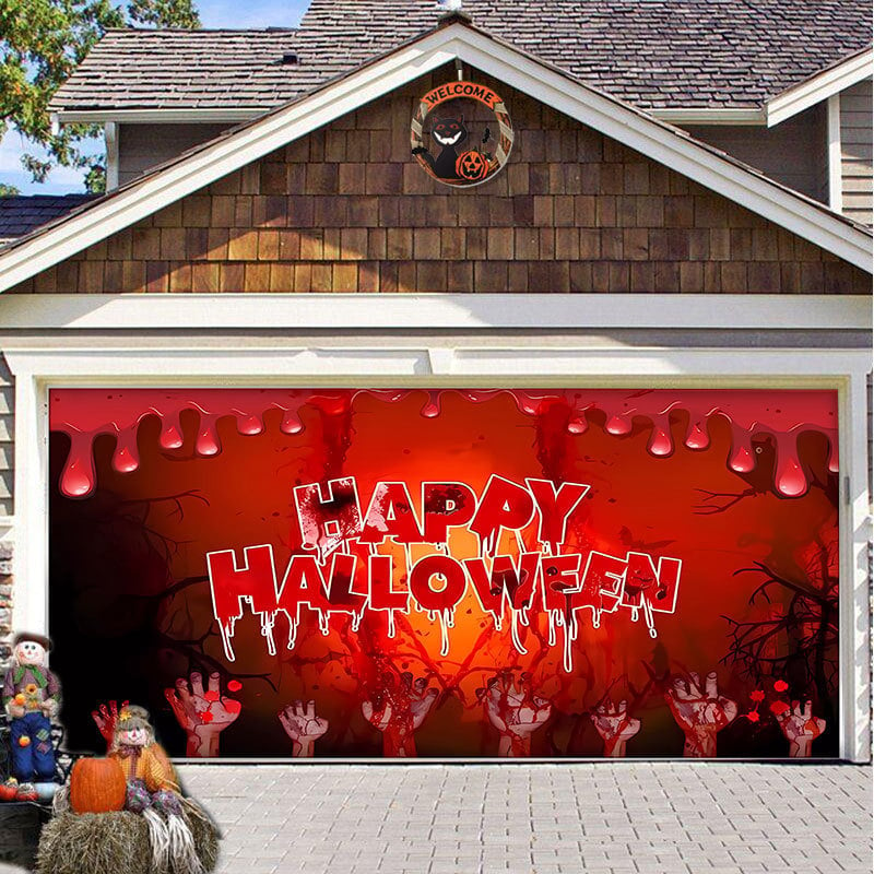 🔥✨Hot Sale✨Halloween Garage Door Decoration