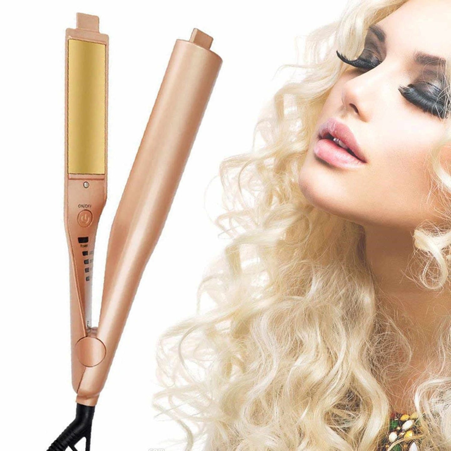 🔥Huge Sale 51% OFF🔥 2-in-1 Hair Straightener Spiral Wave Curler