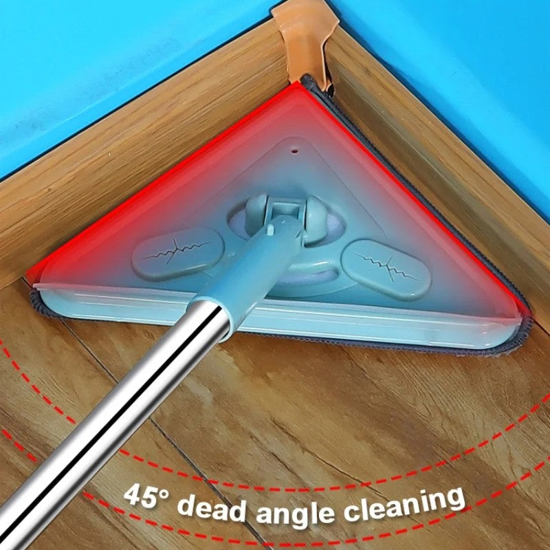 🔥LAST DAY 53% OFF🎁Long handle multifunctional rotating triangular mop