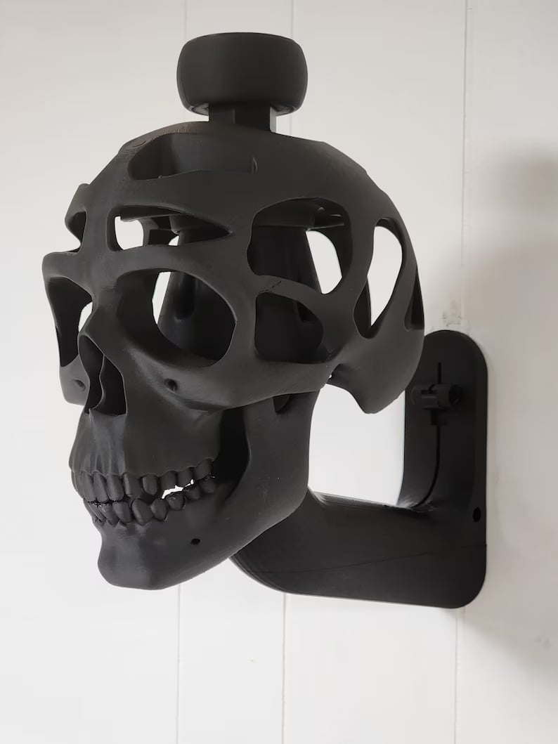 🎃Halloween pre-sale💀3D Skull Helmet Display Package