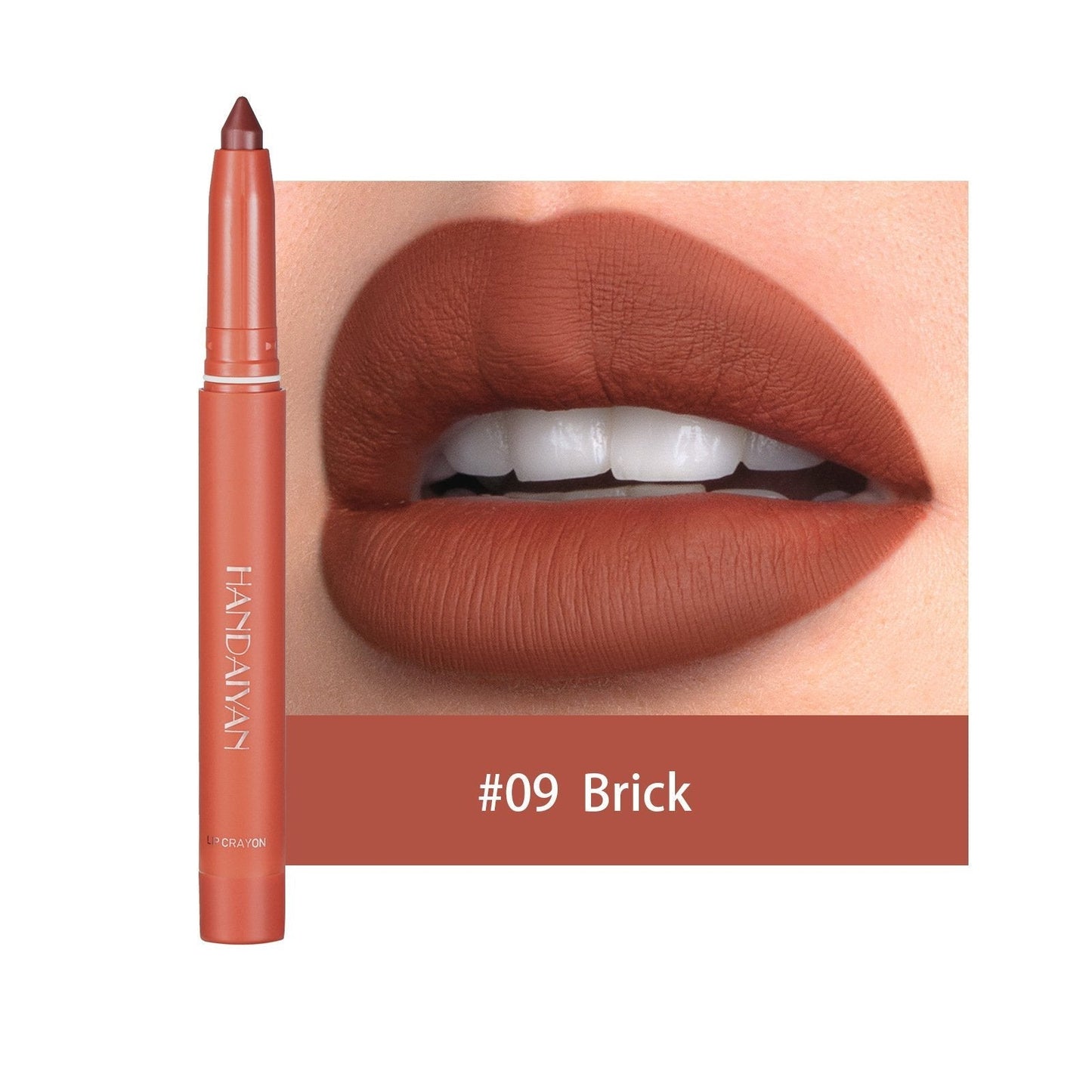 🔥Huge Sale 51% OFF✨12 Color Rotating Sharpenable Matte Lipstick Pencils