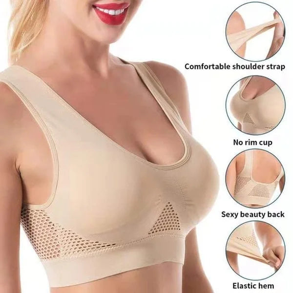 💥Buy 2 get 1 free 💥-LAST DAY 50% OFF🔥- Women's Breathable Cool Lift Air Cushion Bra