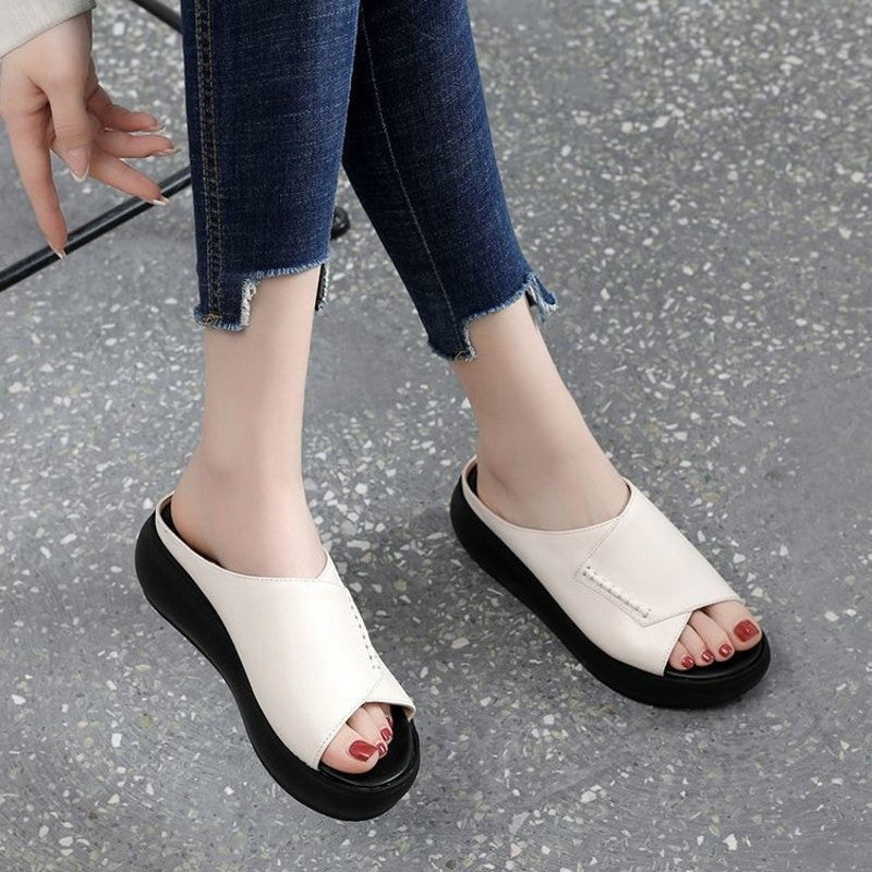 🎉Last Day Promotion-50% OFF-🔥Fashionable Platform Slippers