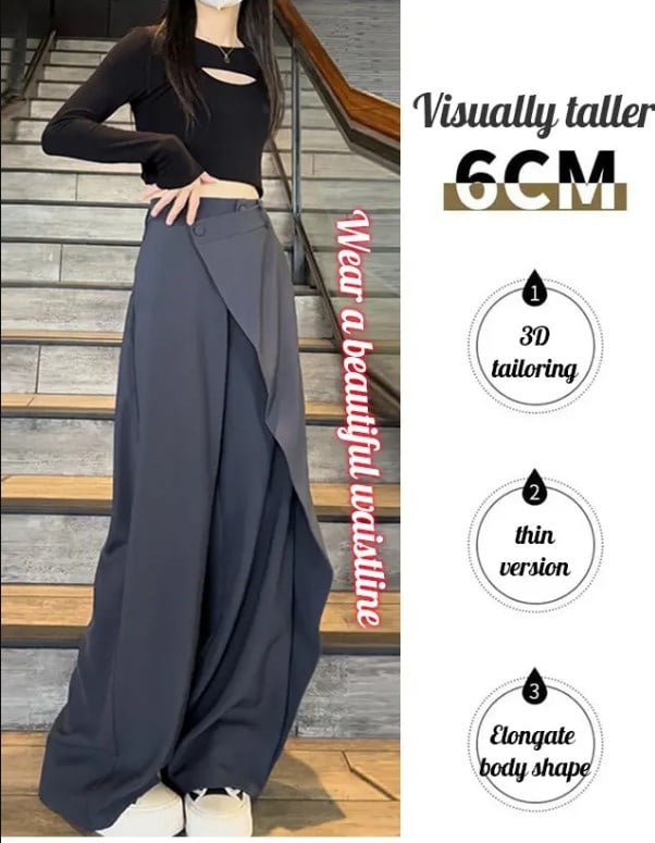 Lrregular Splicing Drape Suit Pants 49%OFF – zebrasisi