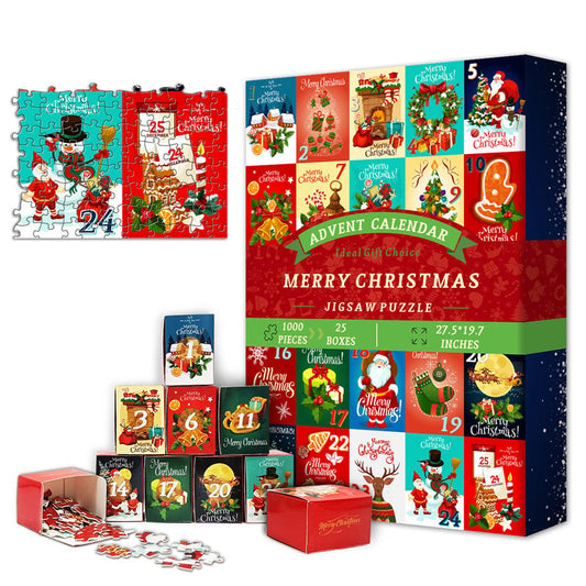 🎄 Early Christmas Pre-Sale - 56% Off🧩Christmas Advent Calendar Puzzle