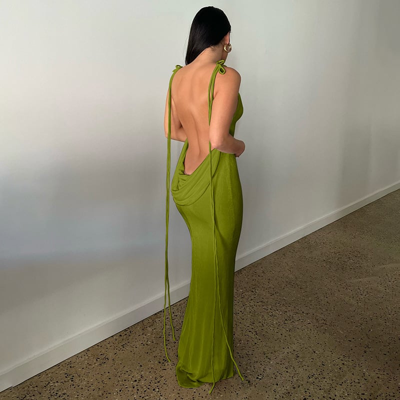 New Product Promotion 50% OFF 🌟 Serenity Backless Maxi Dress