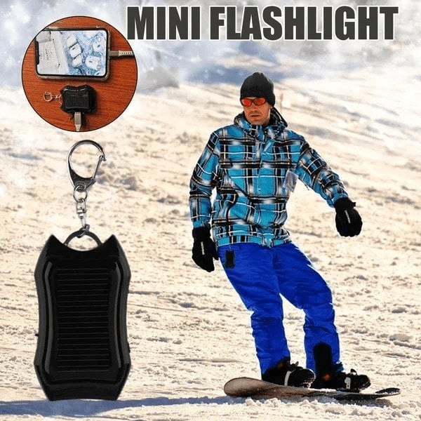 💥 Innovative Solar Power Bank Keychain - Charge Your Devices Anywhere, Anytime!