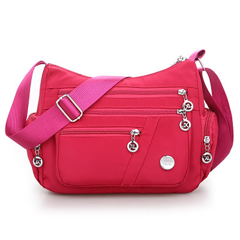 Women's shoulder crossbody bag Oxford waterproof zipper handbag