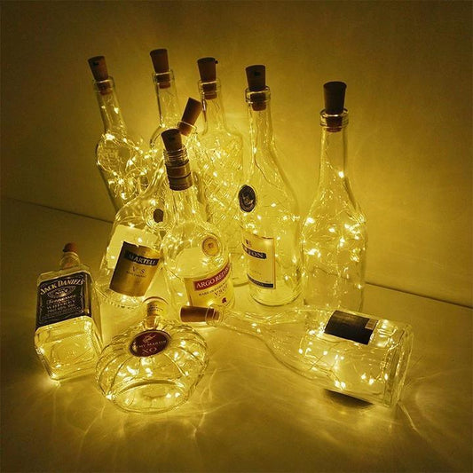 🍭Enchanted Starlight Wine Bottle String Lights