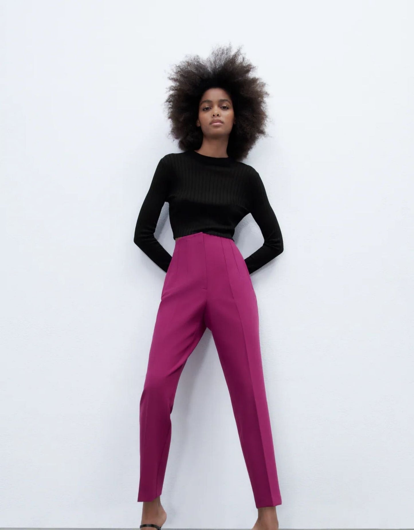 Tailored Pleat High Waist Pants(Buy 2 Free Shipping)