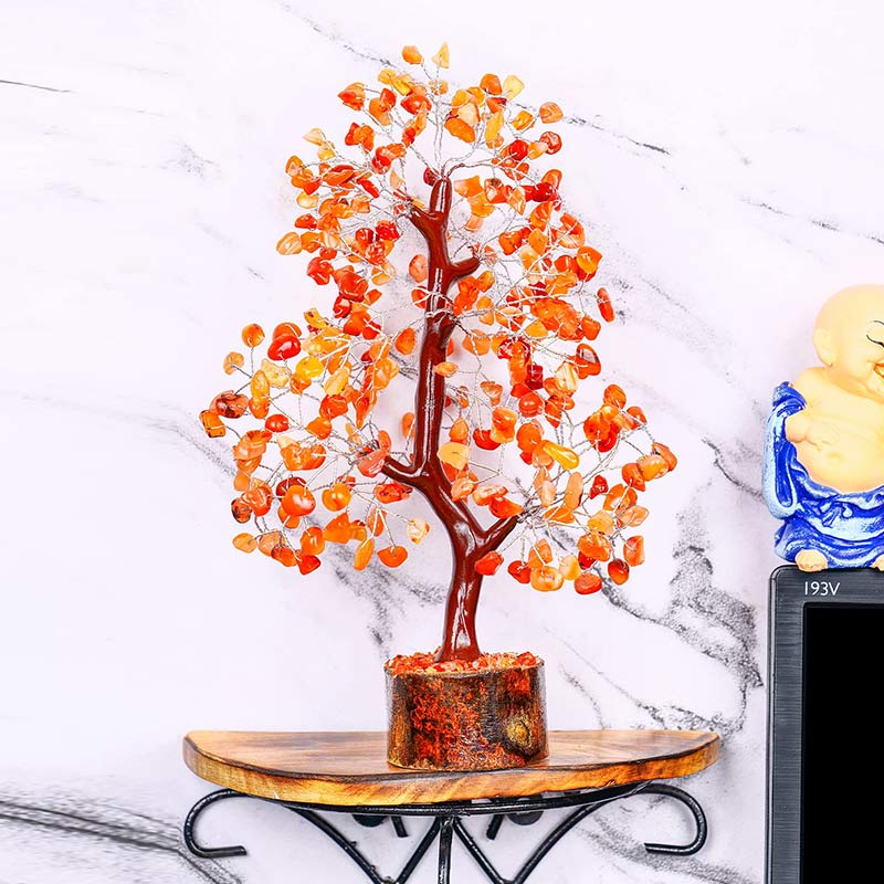 Red Onyx Crystal Tree