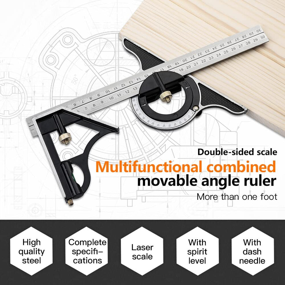 Multifunctional Combination of Movable Angle Ruler Set – zebrasisi