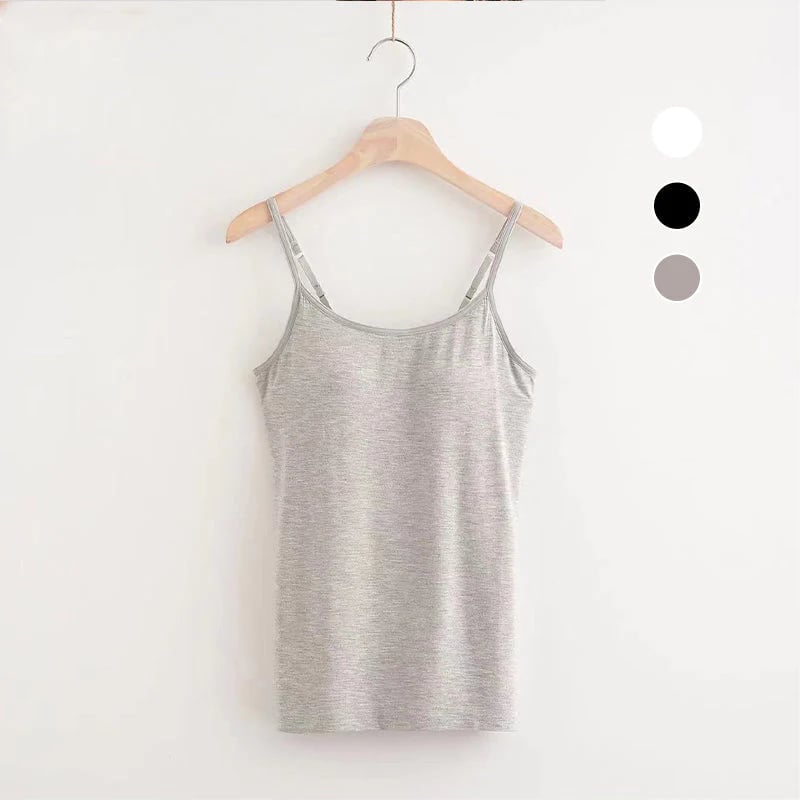 (🎁2023-Christmas Hot Sale🎁)Loose-fitting Tank Top With Built-in Bra