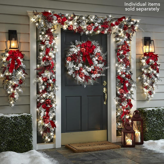 The Cordless Prelit Red And White Holiday Trim – zebrasisi