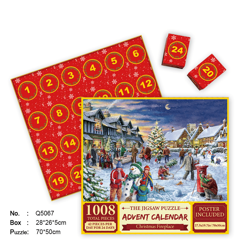 🎄 Early Christmas Pre-Sale - 56% Off🧩Christmas Advent Calendar Puzzle