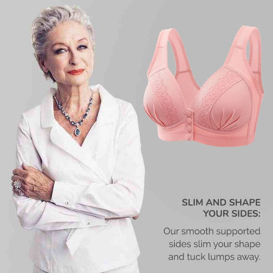 💥Buy 1 get 2 free💥(3PCS)🔥-2023 Front Button Breathable Skin-Friendly  Bra