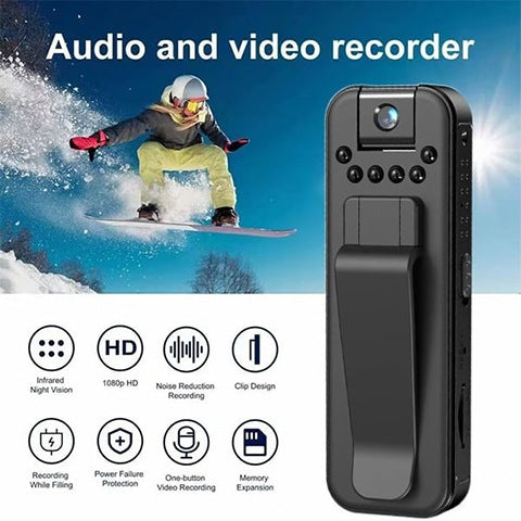 📸 【Capture Beautiful Moments】🔥Portable HD 1080P Noise Reduction Camera