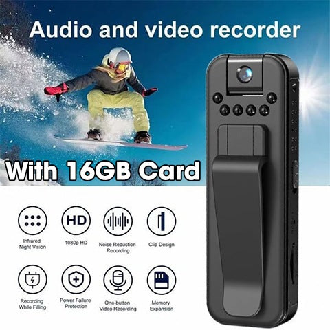 📸 【Capture Beautiful Moments】🔥Portable HD 1080P Noise Reduction Camera