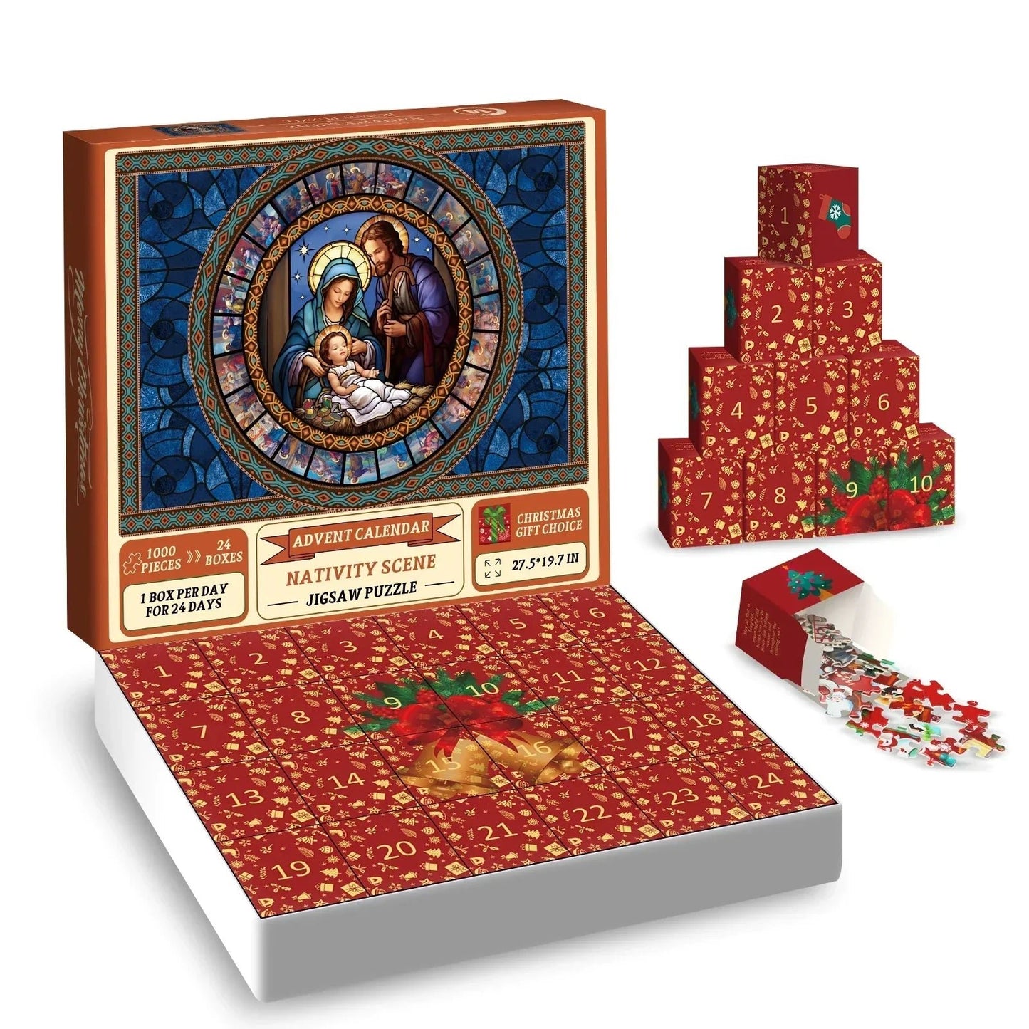 🎄 Early Christmas Pre-Sale - 56% Off🧩Christmas Advent Calendar Puzzle