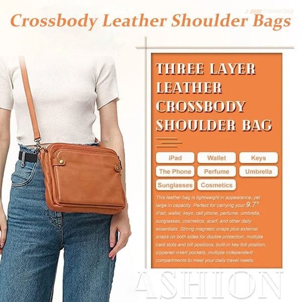 🔥Hot Sale 49% OFF-Crossbody Leather Shoulder Bags and Clutches