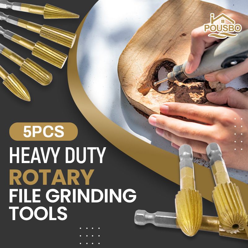 Heavy Duty Rotary File Grinding Tools (5 pcs )