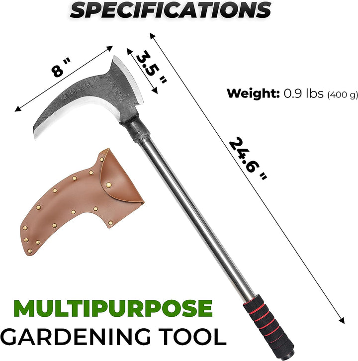 ✂️Weeding Grass Scythe Sickle Garden Tool with Dual Scythe Blade✂️