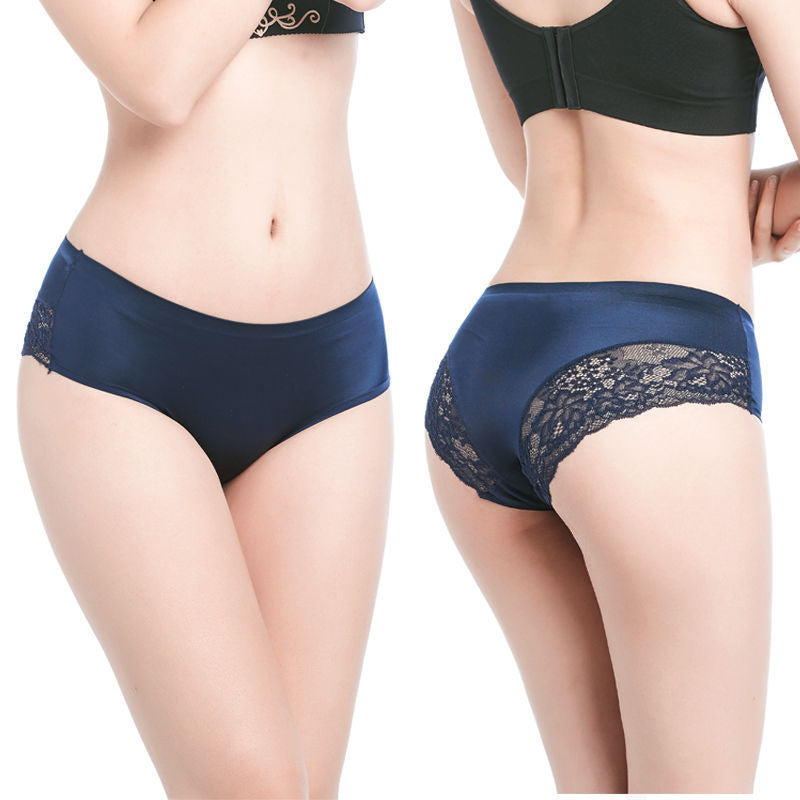 💥Buy 1 get 2 free 💥(3PCS)✨ Seamless lace sexy breathable hip lift slim waist panties