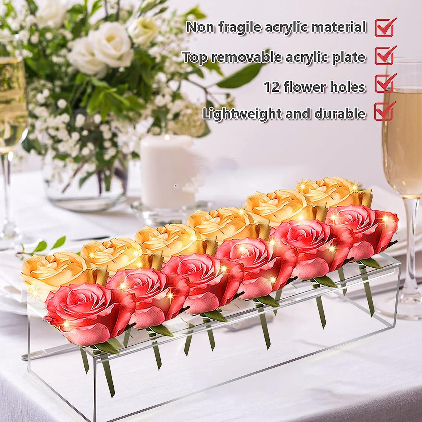 🔥BIG SALE - 50% OFF🔥Blooming Treasures - Blossom Keeper Acrylic Vase