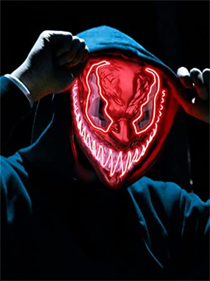 Original Costume Led Light Up MASK