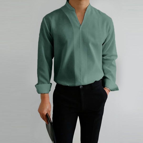 Gentlemans Simple Design Casual Shirt – zebrasisi