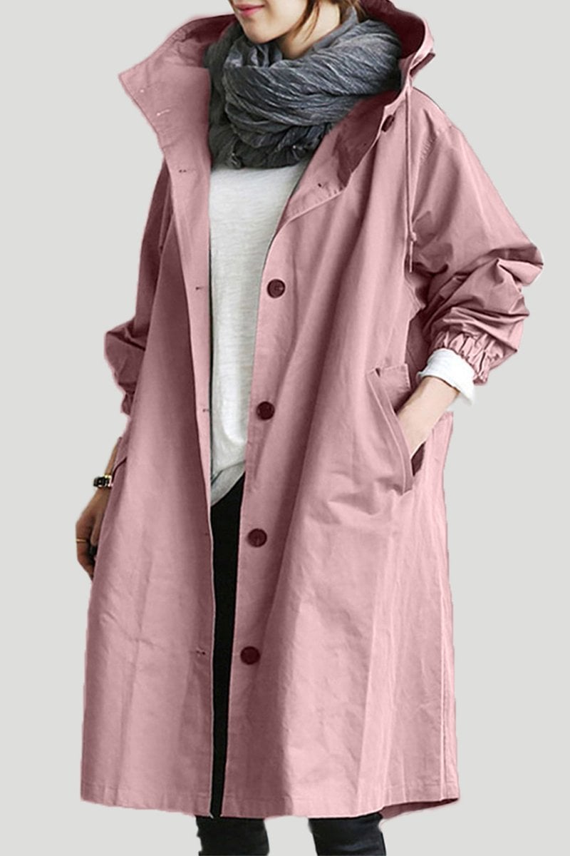 🔥Hot SALE 60%OFF🔥Water Resistant Oversized Hooded Windbreaker Rain Jacket