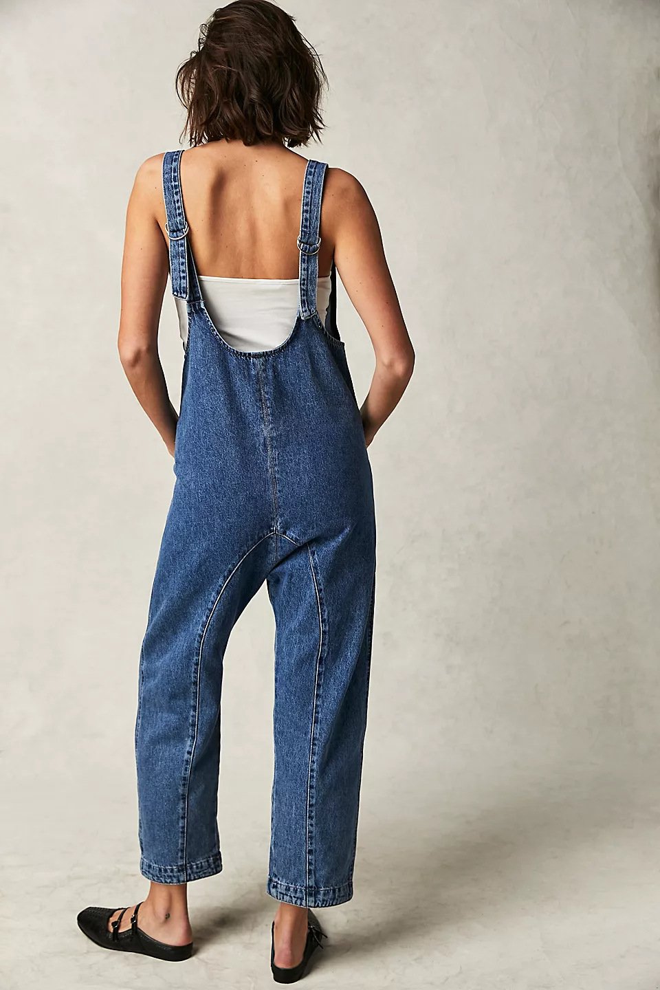 Last Day 50% OFF🔥Denim Jumpsuit With Pockets