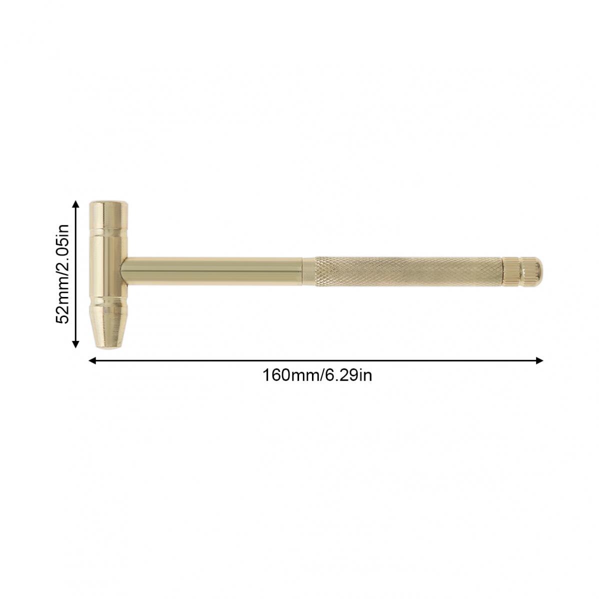5 In 1 Micro Mini Multifunction Copper Craft Hammer Screwdriver Hand Tool Detachable Screwdriver