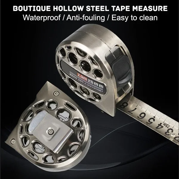 Premium Stainless Steel Corrosion-Resistant Retractable Metric Tape Measure