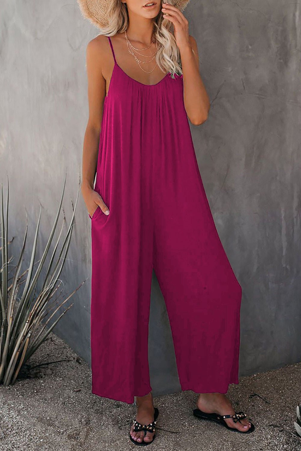 🔥Hot Sale 51% off 🔥Ultimate Flowy Jumpsuit with Pockets