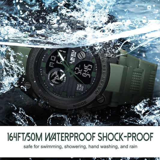 Ultimate Quality! 50m Waterproof High-end Men's Sports Watch,