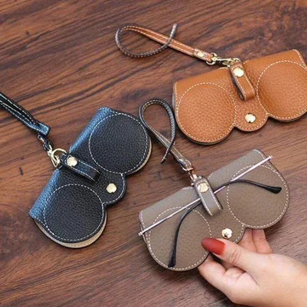 🎁Soft Leather Sunglasses Bag
