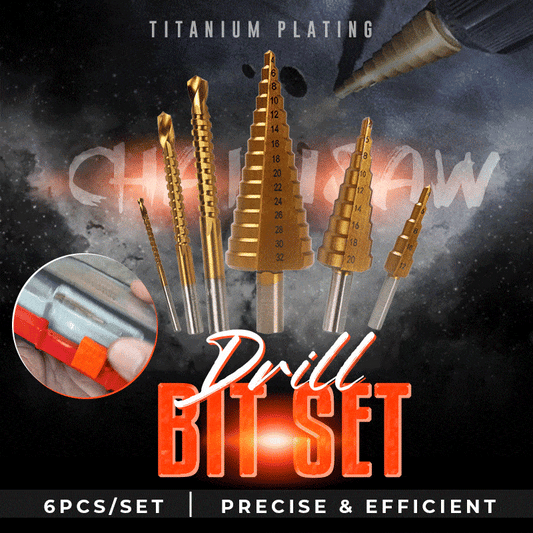 🔥HotSale🔥Titanium Plating Drill Bit Set(6pcs)