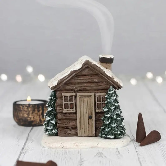 Log Cabin Incense Burner