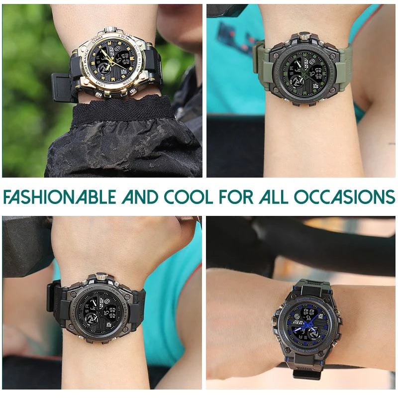 Ultimate Quality! 50m Waterproof High-end Men's Sports Watch,