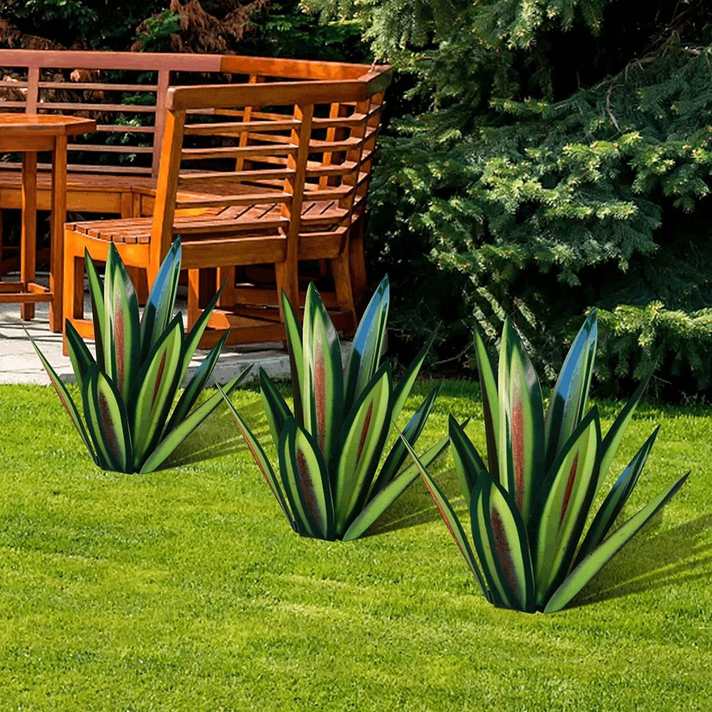 🌵 Waterproof Solar Garden LED Agave