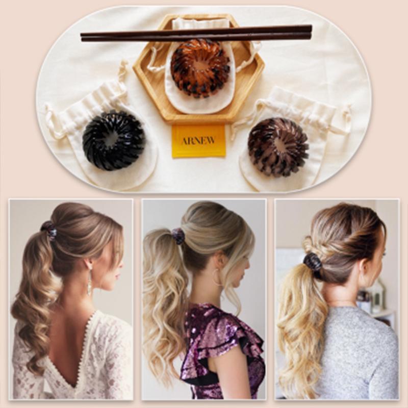 (🎄English: Last chance to grab the deal! 50% off)Retro Ponytail Hairpin