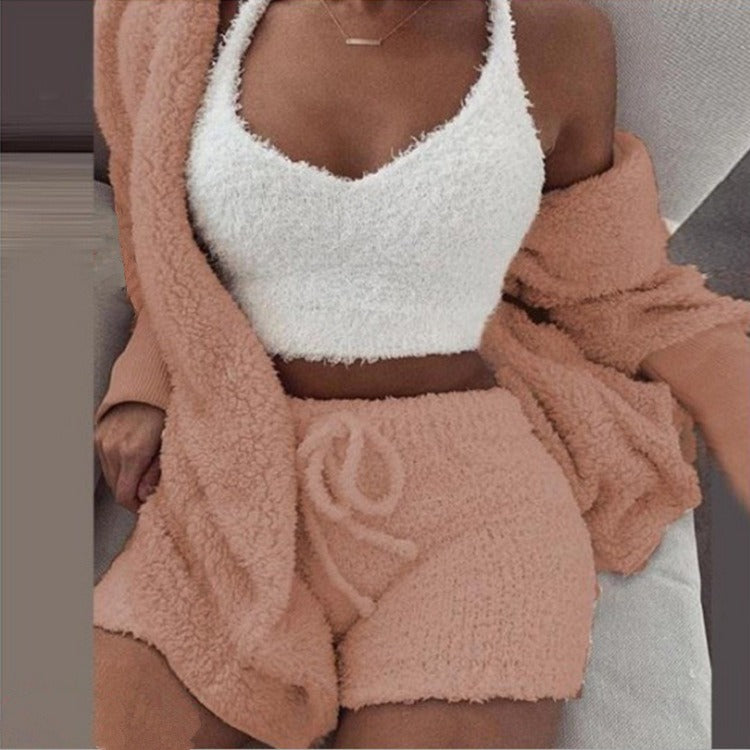 🔥CHRISTMAS HOT SALE🔥Winter Plush Home Casual Wear - Cosy Knit Set (3 Pieces)