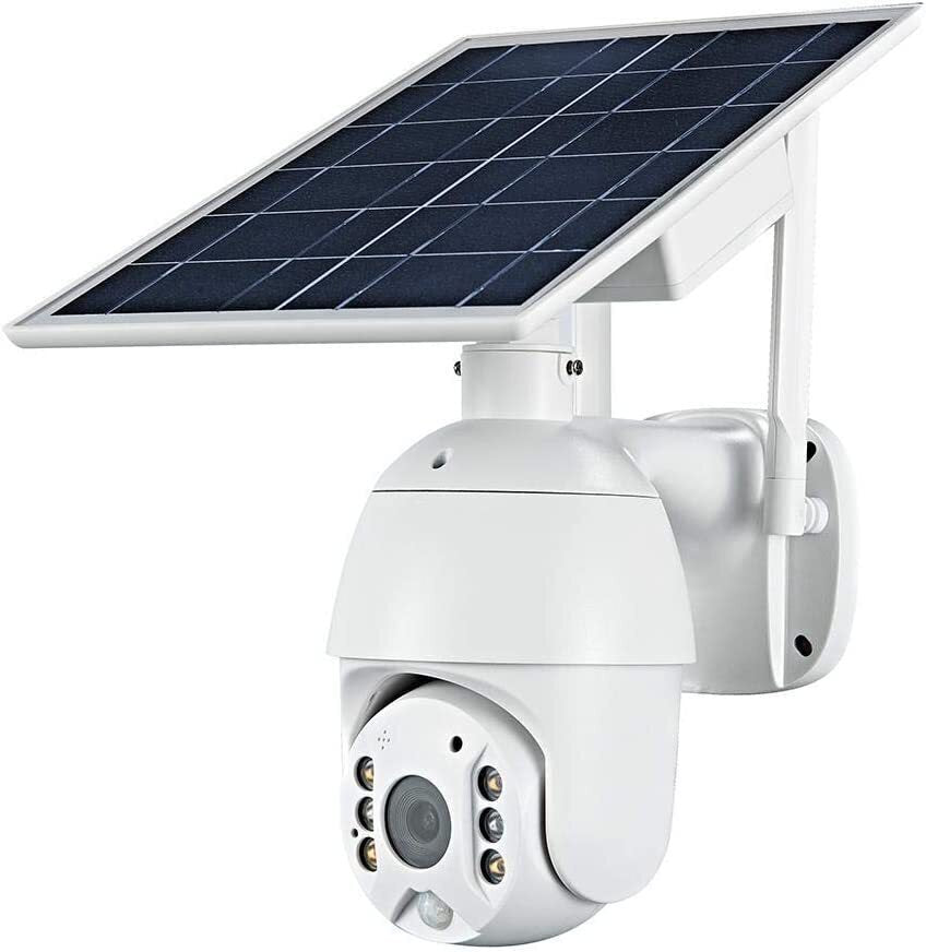 Solar-Powered Outdoor 1080P Panoramic WiFi Security Camera