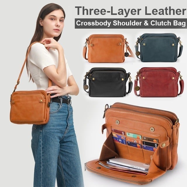 🔥Hot Sale 49% OFF-Crossbody Leather Shoulder Bags and Clutches – zebrasisi