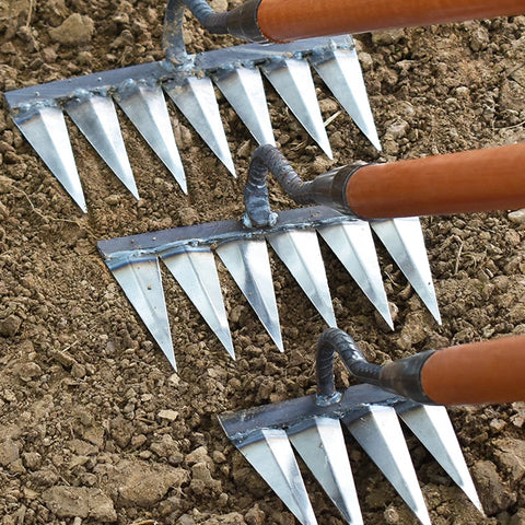 🔥Beautiful garden essential tools🔥Weed rake tool